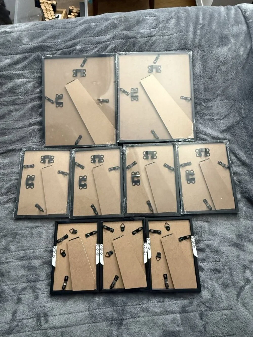 Amazon Picture Frames Set Of 9 & 36 Command Strips